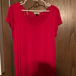 Extra long tunic dress top